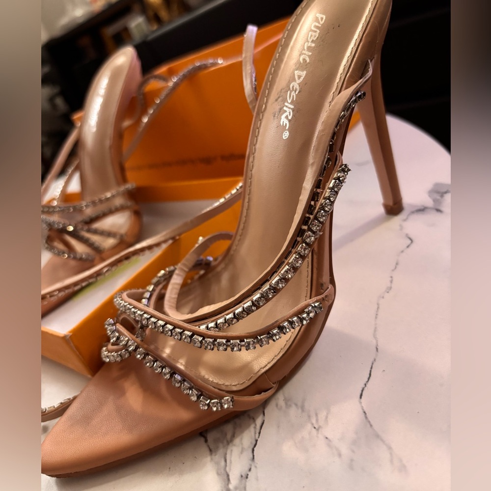 Public Desire jewel heels